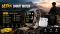 Original i20 Ultra Max Suit Infinity Display Smart Watch with Airbuds Pro2